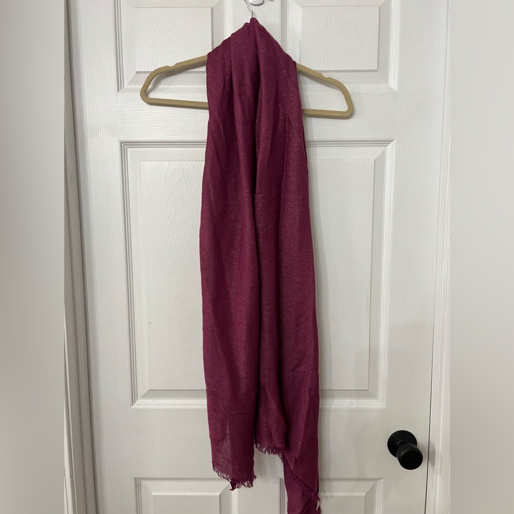 Cache purple scarf one size